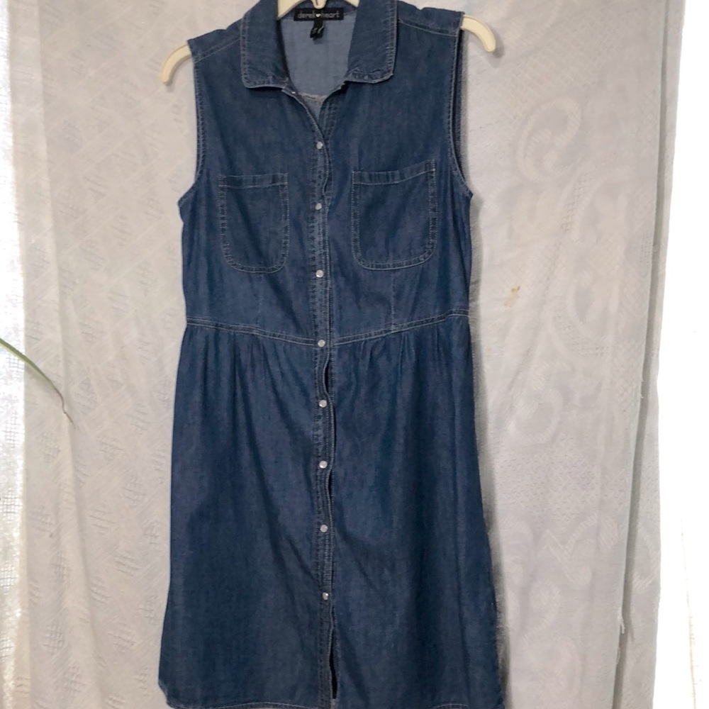 Derek Heart blue jean summer dress